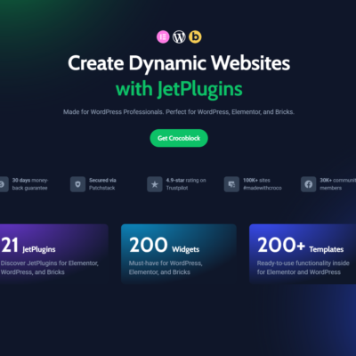 Crocoblock – Create Dynamic Websites with JetPlugins